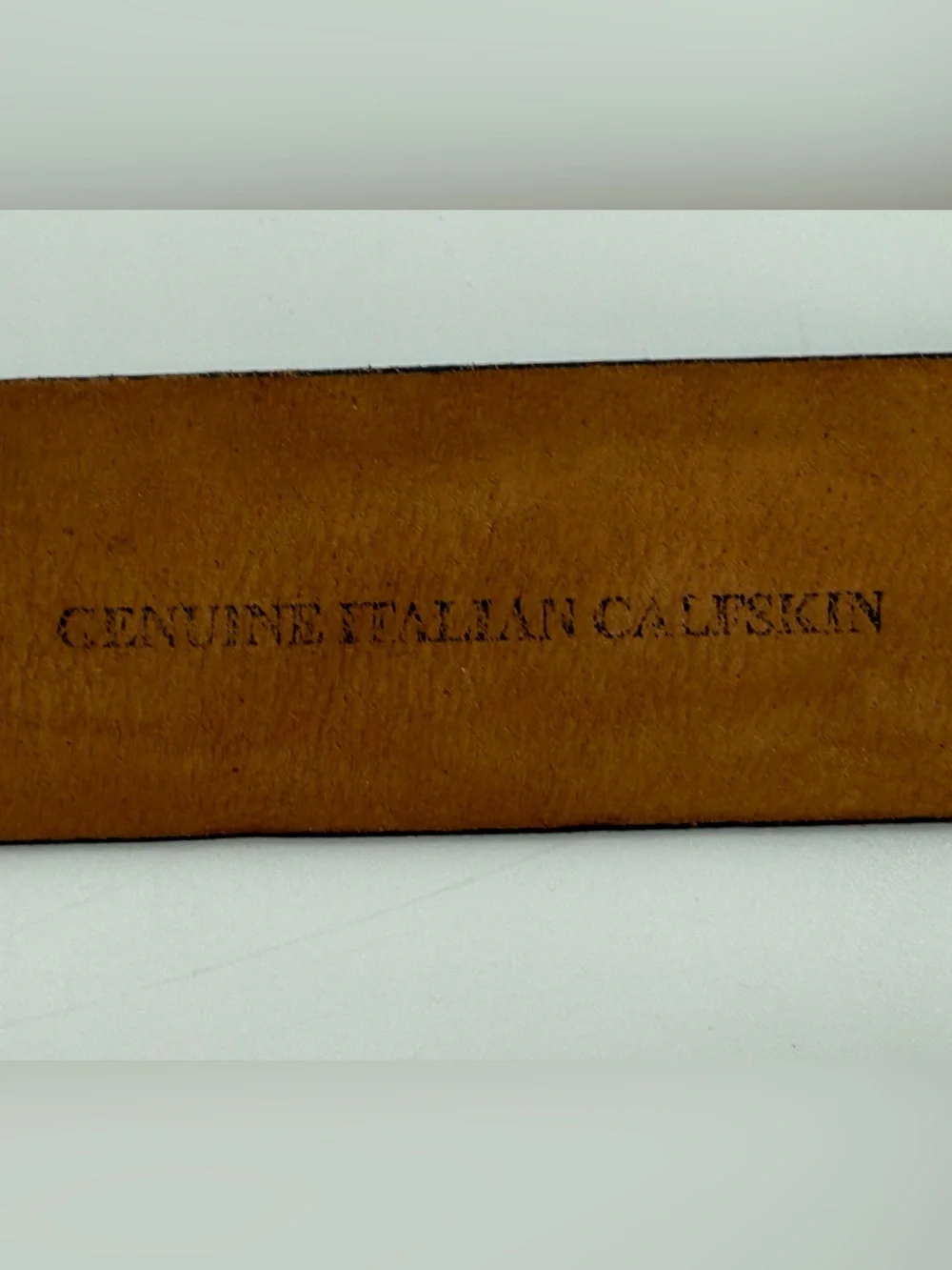 Lejon Beveled Edge Men’s Italian Calfskin Belt 14333 44